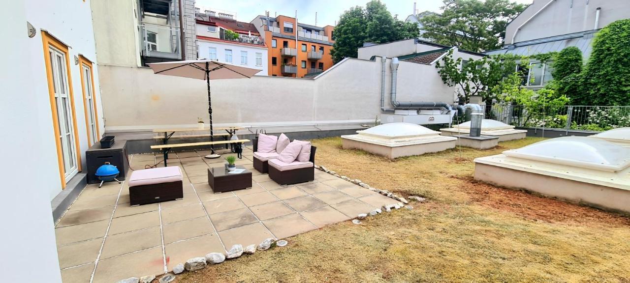 Wiener Buddha Style Flat With Inner Garden- Marzstrasse City Apartments Eksteriør bilde